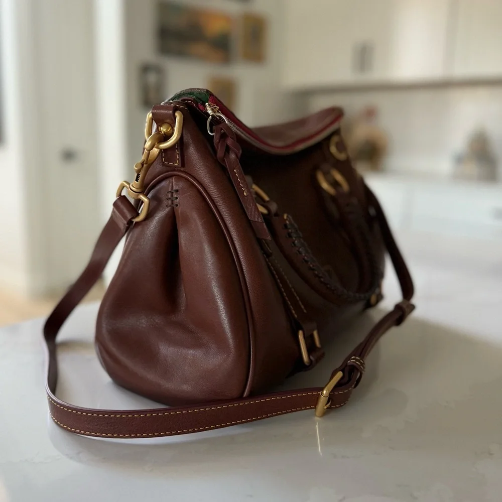 Dooney & Bourke Chesnut Satchel - Picture 2 of 10